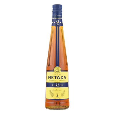 Metaxa 5 Star Greek Brandy Bottle
