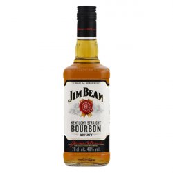 Jim Beam White Label Bourbon Bottle 70cl