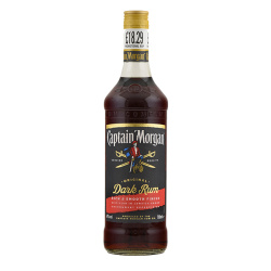 Captain Morgan Dark Rum Bottle