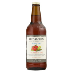 Rekorderlig  Alcohol Free Strawberry & Lime Cider 500ml Bottle