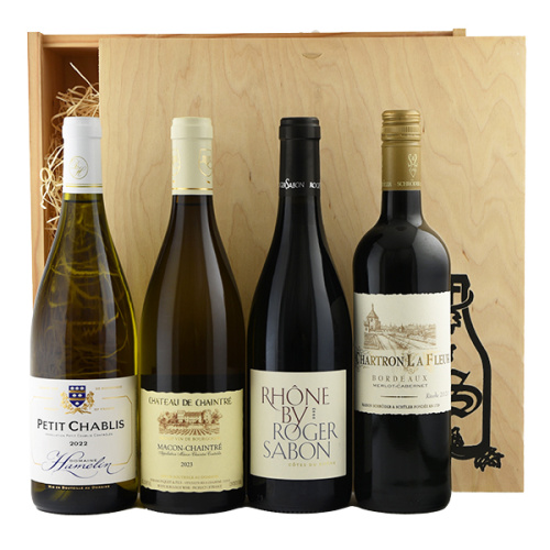 Pack O Wood 4 Bottle French Selection