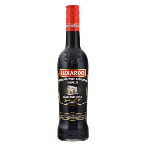 Black Passione Nera Sambuca Luxardo Bottle