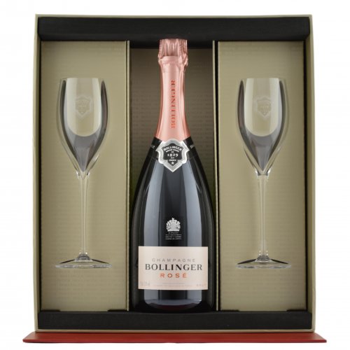 Bollinger Rose with 2 Glasses Gift Pack N.V.